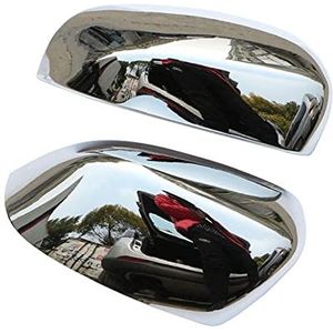 ARSMI Accessoires ABS Chrome Auto Achteraanzicht Mirror Protection Covers Achteruitkijkspiegel Stickers Compatibel met Peugeot 208 2014-2017 spiegels en kappen