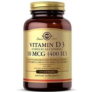 Vitamin D3 400 IU 100 softgels of 10g