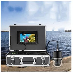 Onderwatercamera, 7 inch 20m / 50m / 100m onderwater vissen videocamera viszoeker IP68 Waterdicht 20 Le Dhome roterende panoramische kijkcamera(FX7-100M)