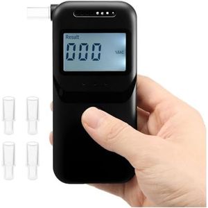 Draagbare digitale alcoholtester Professionele alcoholdetector Blaastest Politie alcoholmeter LCD-scherm Rijtest onder invloed(Style 2)