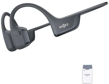 SHOKZ OpenRun Pro 2 - Botgeleiding Sportkoptelefoon - Zwart - Bluetooth 5.3 - IP55 Waterdicht - 12 Uur Afspeeltijd