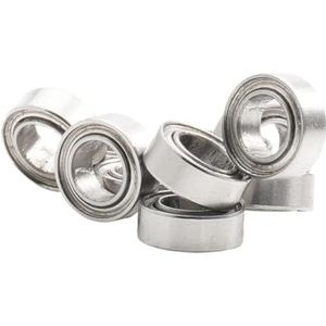 FUSHI MR74 ZZ lager 4 x 7 x 2,5 mm 10 stuks MR74ZZ MR74RS handstuk lager voor videokaart hoge snelheid voor motor (MR74zz ABEC-1)