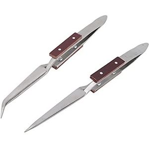 Powerruif Pincetten Soldeerpincetten, industriële pincetten, kruispincetten, roestvrij staal, roestvrij voor sieradenlasprocessen, reparatie van elektronische onderdelen, kustelijke