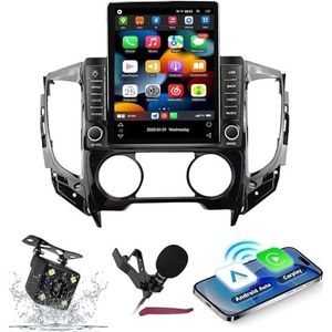 Android 14 Autoradio Navi voor M-itsubishi triton L200 sport (2015-2019) 9,7 ""schermradio met draadloze carplay Android Car GPS met Bluetooth 5.0 HIFI FM 5G-WiFi SWC MIC,M150s