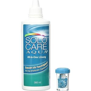 Solocare Aqua Onderhoudsproduct, systeempack (4 x 360 ml) voor zachte contactlenzen, 360 ml (verpakking van 4 stuks)