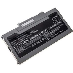 vhbw Accu compatibel met Panasonic Toughbook CF-AX2, CF-AX3 laptop, notebook (4200 mAh, 7,2 V, Li-Ion)