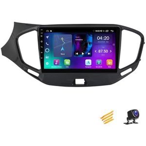 ZARAPLUS Android 13 2 DIN Bluetooth Autoradio 9 Inch Touchscreen Voor Lada Vesta 2015~2020 Met AHD Achteruitrijcamera/GPS-Navigatie/BT/Stuurwielbediening/Koelventilator/Multimediaspeler,NF2