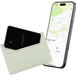 SATECHI - FindAll Wallet - Kaarthouder - Zwart - Met Find My Technologie en Draadloos Opladen