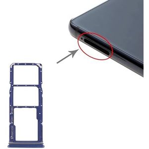 High-Tech Place Voor Samsung Galaxy A9 (2018) SM-A920 SIM-kaartlade + SIM-kaartvak + Micro SD-kaarthouder (roze)