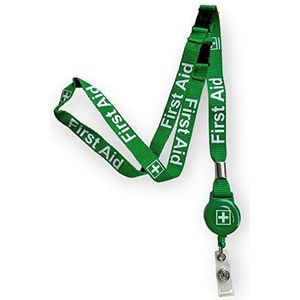 Eerste hulp Badge Reel Hals Lanyard met Veiligheid Breakaway