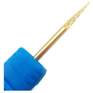 HQABCUTR Gouden wolfraamcarbide nagelboor 3/32"" roterende frees for manicure elektrische accessoires