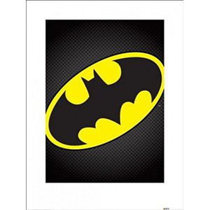 1art1 Batman Poster Classic Logo Kunstdruk Reproductie 80x60 cm