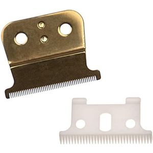 vhbw Snijset 2x messen compatibel met Andis T-Outliner Blackout T-Blade-Trimmer 05110 tondeuse