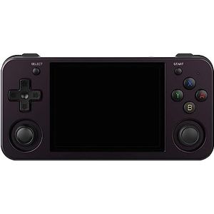 RG353M draagbare gameconsole, retro dubbele joystick PS Arcade-gameconsoles Ingebouwde 20000 klassieke games Open Source Linux Tony-systeem 256 GB TF-kaart (Size : Purple)