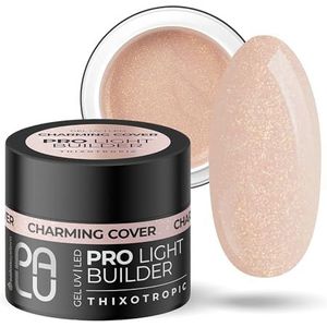 PALU - Opbouwgel voor Gelnagels - Builder Gel - UV LED, Thixotroop, Zelfnivellerend, Multifunctioneel, Glanzend, Hard, Zonder Vijlen - voor Nagelverlenging & Skeletopbouw - 45g Charming Cover