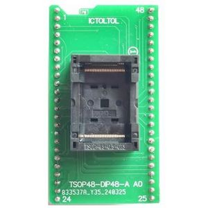 TSOP48 naar DIP48 Socket Adapter, Originele Xeltek TSOP48 naar DIP 48 TSOP 48 USB programmeur Adapter Socket