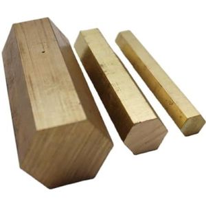 Messing zeshoekige staaf, Zeshoekige staaf van messing, verschillende maten, lengte 100 mm, for het maken van mallen, doe-het-zelf(11mm*100mm)
