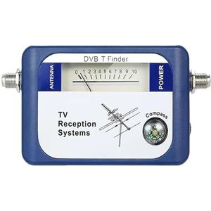 DVB-T digitale tv-antennezoeker Antenne terrestrische signaalmeter Aanwijzer TV-satellietontvanger Hoge gevoeligheid