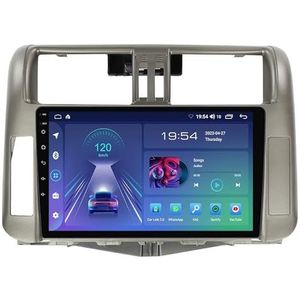 Android 11 IPS Autoradio 9 Inch Touchscreen Voor Toyota Prado 150 2009-2013 Met Draadloze CarPlay/Android Auto DAB DSP RDS Spiegel Link Achteruitrijcamera + Stuurwielbediening(M600S - 8 Core 6+128G