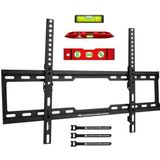Maclean Tv-Beugel/Tv-houder/TV steun/LCD, LED, OLED - max VESA 600x400, 32-80"", 45kg, kantelverstelling +0°~-10°, MC-413