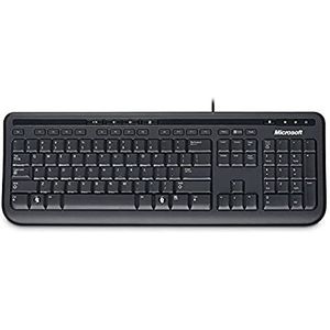 Microsoft Bedraad toetsenbord 600 - Spaans - zwart (standaard verpakking)