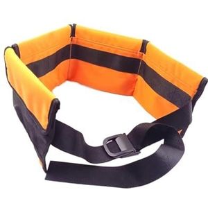 Qianly Scuba-loodriem met 4 zakken Professionele snorkel-zelflozende zakken Accessoire Verstelbare duikzak-loodriem