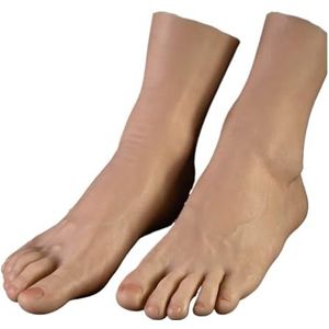 Siliconen Voet Model Bloedvaten for Kunst Zachte Vloeistof Mannelijke Voeten, Sokken Tekening Reflexologie Massa Praktijk TG4401(All bone,One pair)