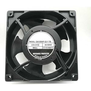 LMNCBVYA High-Performance OA109AP-22-1 TB 220V/230V 12cm Cabinet Cooling Fan - 120x120x38mm