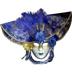Sanfly Venetiaanse komediemasker, prachtige decoratie, nar maskers voor feest, hol, steampunk, maskers, cosplay, accessoires