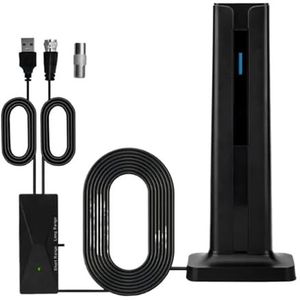 Binnenantenne For Tv, Digitale Antenne, HD-antenne 4K 1080P, Langeafstandsversterkte HDTV-antenne, Signaalversterker For Televisieantennes Bredere dekking