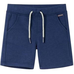 Kindershorts met trekkoord 116 donkerblauw, kinderkleding, jongenskleding, kinderbroek, kinderkled, meisjeskleding, leuke kinderkleding