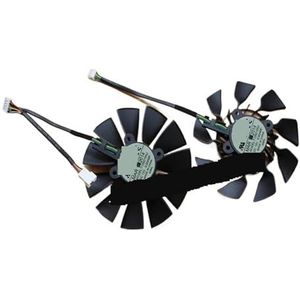 GPU-koeler voor grafische kaart GTX780 GTX780TI R9 280 290 280X 290X voor EVERFLOW T129215SU 12V 0,5A VGA-koeling(One pair)