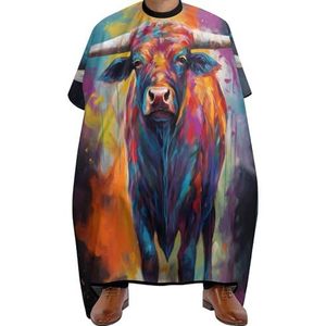 Kapper Cape Bull Salon Cape Premium Kappers Jurk Verstelbare Kappers Cape Voor Kapper Accessoires Herbruikbare Kappers 140x168cm