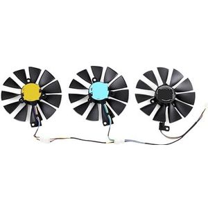 87MM FDC10U12S9-C koelventilator voor ASUS voor ROG STRIX RTX 2060 Super 2070 grafische kaart T129215SH(Black 3-Fan FDC)