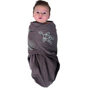 Bo Jungle b-wrap luierdeken (groot, taupe Monkey)