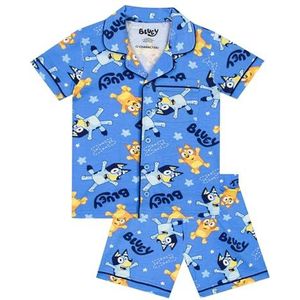 Bluey Pyjamas | Zomerpyjamas Voor Jongens | Bingo Jongenspyjamas | Jongenspyjamaset | Blauw | 122