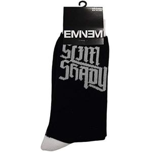 Eminem 'Slim Shady' (zwart) sokken (One Size = UK 7-11)