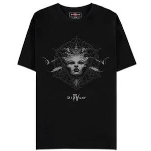 Diablo IV - Queen of The Damned T-shirt voor heren en jongens, korte mouwen, zwart, XL