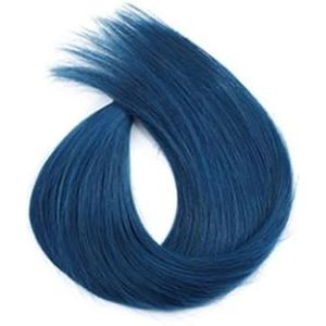 Paardenstaartverlenging, Blonde rechte paardenstaartextensies for vrouwen Haarverlengingen(Brownish yellow)