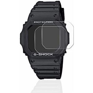 BROTECT 2x Schermbeschermer voor Casio G-Shock GW-M5610-1ER Screen Protector Transparant