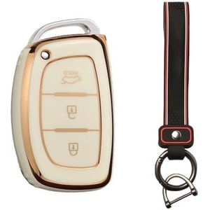 Sleutelbehuizing houder 3 Knop TPU Autosleutel Case Cover Shell Voor Hyundai Voor Tucson Voor Sonata Fe Voor Creta Ix25 Ix35 Ix45 I10 I20 30 40 Voor Verna Voor Solaris Sleutelbehuizing(16)