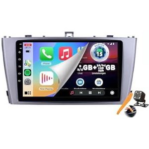 Y500s,YLOXFW Auto Stereo Android 15.0 Radio Sat Nav voor Avensis 2009-2015 GPS Navi 9'' Cartablet Multimedia Video Player FM BT Ontvanger met Carplay 4G 5G WiFi DSP SWC