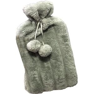 OIFAODAO, Heetwaterkruik Praktische rubberen warmwaterzak Handvoetenwarmer Multifunctionele warmwaterkruik,Warmwaterkruik(Gray)