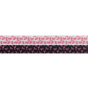 10 Yard 5/8"" 15mm Uil Leopard Rose Flower Cherry Print Foldover Elastic Spandex Band Jurk Naaien Trim-1 Yard per kleur C