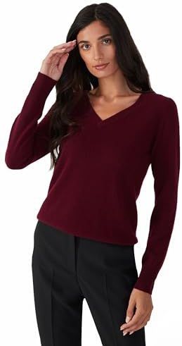 Style & Republic - Elegante Kasjmier Trui - 100% Kasjmier - V-hals