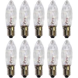 ShuoHui - E10 - Gloeilampen - Warmwit - 10 stuks - 34 V AC - 3 W