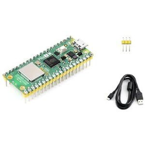 Pre-Soldered Raspberry Pi Pico 2 W met RP2350 Microcontroller Board Mini Board Gebaseerd op Officiële RP2350 Chip, Ondersteunt WIFI en Bluetooth