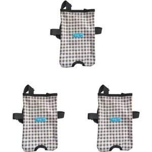 3 Set van Katheter Bag Urine Drainage Katheter Bag Cover Urine Bag Plaid