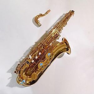 C Sleutel Messing Saxofoon Blaasinstrumenten Goudlak Sax Met Koffer En Mondstuk Saxofoon Beginners Kit