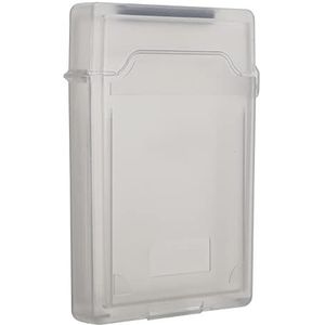 Harde schijf beschermingsdoos, perfect passende schijf opbergkoffer Trillingen voorkomen krasbestendig voor 2,5 inch HDD SSD(grijs)